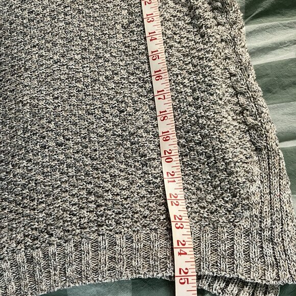 Cotton Country Sweater Womens M Speckled Heathered Knit Oversized Pullover - Picture 6 of 6